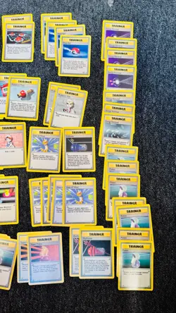 58 GENUINE POKEMON TRAINER CARDS JOB LOT BUNDLE UK - FREE P&P - Image 3