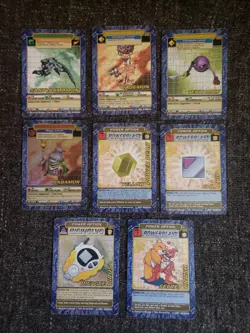 35 Vintage Digimon Battle Series 3 Street Starter 1 & 2 Card Lot with Holos - Image 4
