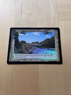 *FOIL* EASTEMNET DOWNS (SITE CARD, 4U324) LORD OF THE RINGS TRADING CARD GAME - Image 4