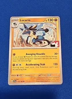 Lucario Pokemon Prize Pack Series 3 Promo Pokemon Card NM/LP - Image 1