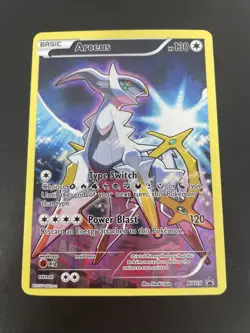 Arceus XY116 Promo Pokemon Card TCG Full Art 2016 - Image 1