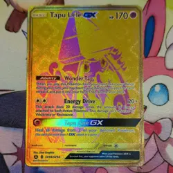 Tapu Lele GX SV94/SV94 Hidden Fates Holo Full Art Pokemon Card - Image 1