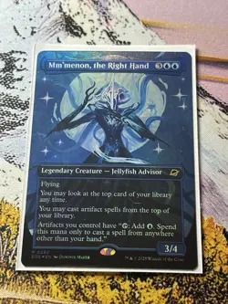 Mm'menon, the Right Hand (Borderless) Edge of Eternities Foil - Image 1