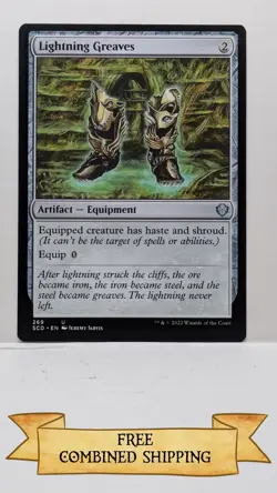 Lightning Greaves Starter Commander Decks Regular - Image 1