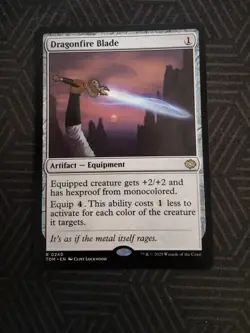 mtg dragonfire blade tarkir: dragonstorm - Image 1