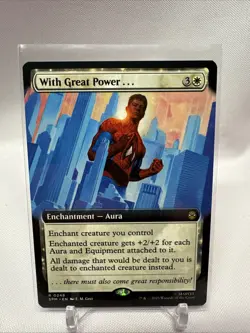 1x With Great Power... MTG Marvel's Spider-Man NM Magic Regular - Image 1
