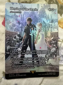 Blessing of the Oracle - Akroma's Will (Showcase) Final Fantasy Foil - Image 1