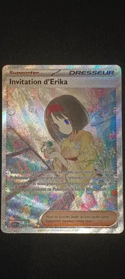 Invitation d'Erika 203/165 - Carte Pokemon 151 - MEW FR - VF - NM - Image 2
