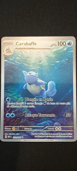 Carabaffe 171/165 - Carte Pokemon 151 AR - MEW FR - VF - NM - Image 1