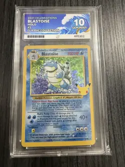 Blastoise 2/102 Holo Pokemon Celebrations 25th Anniversary - Pokemon TCG ACE 10 - Image 1