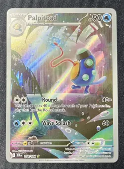 2025 Pokemon Black Bolt Palpitoad 104/086 Illustration Rare - Image 1