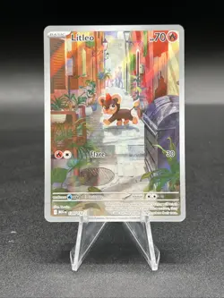 Litleo IR ILLUSTRATION RARE 139/132 Mega Evolution English Pokemon TCG - Image 1