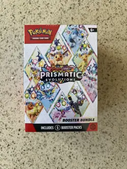 Pokemon TCG Prismatic Evolutions Booster Bundle (6 Booster Packs) - New & Sealed - Image 1