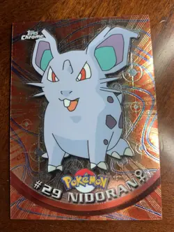 2000 Topps Chrome Pokemon Series 1 #29 Nidoran A - Image 1