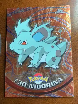 2000 Topps Chrome Pokemon Series 1 #30 Nidorina - Image 1