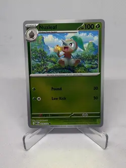 2025 Pokemon Mega Evolution NUZLEAF REVERSE HOLO NM 014/132 - Image 1