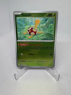 2025 Pokemon Mega Evolution SHUCKLE REVERSE HOLO NM 011/132 - Image 1
