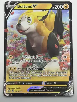 Pokemon TCG Black Star Promo SWSH219 - Boltund V - Ultra Rare - NM - Image 1