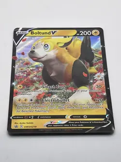 Pokemon TCG Black Star Promo SWSH219 - Boltund V - Ultra Rare - NM - Image 2