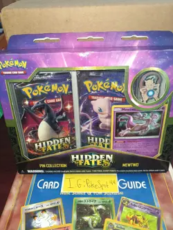 Pokemon 2019 Hidden Fates Mew Collection Pin Sealed (Details In Description) - Image 1