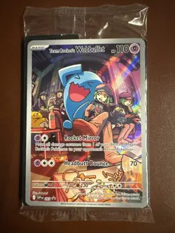 Pokemon Team Rockets Wobbuffet Black Star Promo 203 Destined Rivals SEALED - Image 1