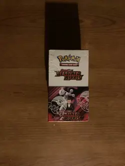Pokemon TCG Destined Rivals Half Booster Box (18 Packs) Sealed *TINY DAMAGE* - Image 1