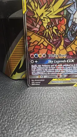 Pokemon Hidden Fates Moltres & Zapdos & Articuno GX SM210 ETB Promo - Image 5