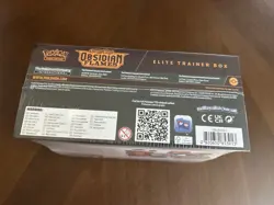 Pokemon TCG Obsidian Flames Elite Trainer Box Factory Sealed ETB New - Image 4