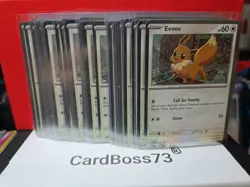 🔥 🔥 Pokemon TCG Eevee SVP #200 BLACK STAR PROMO (Cosmo Holo) - Image 1
