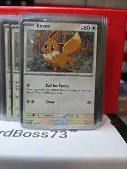🔥 🔥 Pokemon TCG Eevee SVP #200 BLACK STAR PROMO (Cosmo Holo) - Image 2