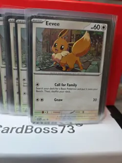 🔥 🔥 Pokemon TCG Eevee SVP #200 BLACK STAR PROMO (Cosmo Holo) - Image 4