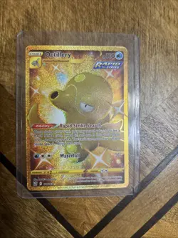 Pokemon TCG Octillery 178/163 Gold Secret Rare Battle Styles NM - Image 1