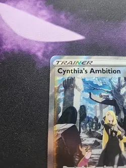 Cynthia's Ambition GG60 Galarian Gallery Holo Pokemon Crown Zenith NM Condition - Image 2