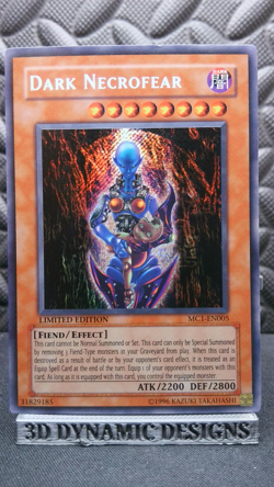 | Yugioh Dark Necrofear MC1-EN005 Secret Rare Master Collection 1 LP 🔥 | - Image 1