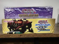 Yugioh Tactical Masters Booster Box & Speed Duel GX Midterm Paradox SEALED - Image 3