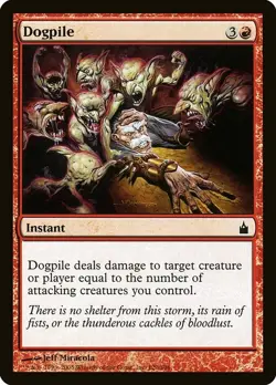 (2x) DOGPILE - Ravnica: City of Guilds - MTG Magic the Gathering Card - Image 1