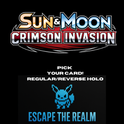 Pokemon TCG Pick Your Card! Sun &Moon Crimson Invasion - Image 1