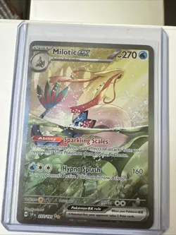 Pokemon TCG Surging Sparks Milotic EX Double Rare Holo Card 042/191 NM Condition - Image 1