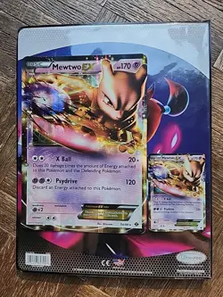 Pokemon Mewtwo EX Jumbo + Regular Ultra Rare Card Set Next Destinities 54/99 - Image 1