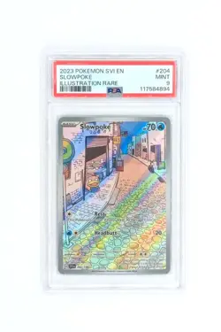 Pokemon card Slowpoke 204/198 SVI EN Scarlet & Violet 2023 English PSA 9 MINT - Image 1