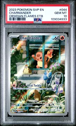 Charmander #44 Black Star Promo Pokemon Card - PSA 10 GEM MINT - Obsidian Flames - Image 1