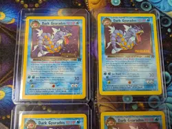 Holographic Dark Gyarados Pokemon Card Prerelease Promo Holo x4 - Image 2