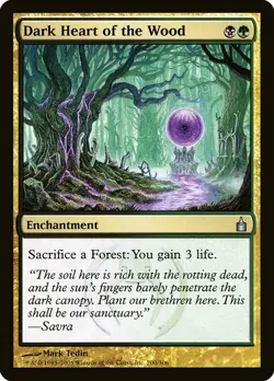 (1x) DARK HEART OF THE WOOD - Ravnica - MTG Magic the Gathering Card - Image 1