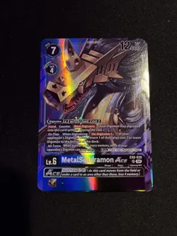 MetalSeadramon Ace Ex8-026 FOIL M/NM Digimon Card Game - Image 1