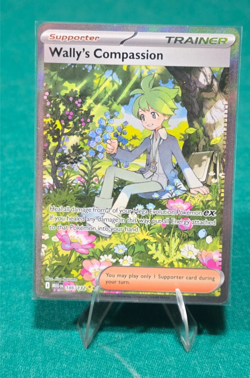 Wally's Compassion - 186/132 - SIR - Mega Evolutions - Pokemon Card - NM/M - Image 1