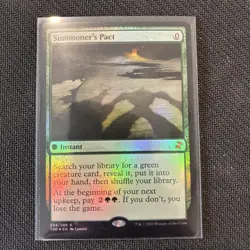 Summoner's Pact Russian Foil, Time Spiral, Remastered MTG Card NM Condition - Image 1