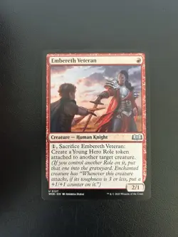 Embereth Veteran - Mtg: Wilds of Eldraine Regular Uncommon 127 - Image 1