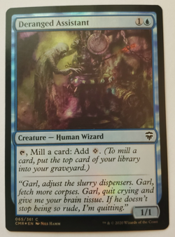 1x Deranged Assistant FOIL Commander Legends MTG Magic the Gathering NM - Image 1
