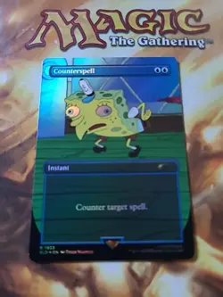 Rainbow Foil - Counterspell SLD 1933 MTG SpongeBob Secret Lair - NM - Image 1