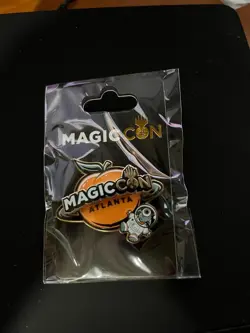 MTG Magiccon Atlanta 2025 Exclusive Show Lapel Pin Black Lotus VIP - Image 1